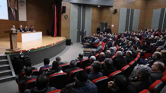 Palancıoğlu, Melikgazi Müftülüğü'nün aylık değerlendirme toplantısına katıldı