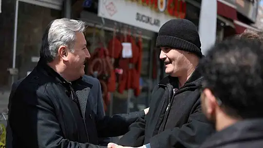 Mustafa Palancıoğlu pastırmacılar çarşısı esnafını ziyaret etti