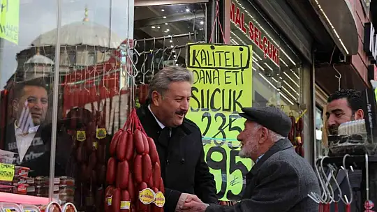 Mustafa Palancıoğlu pastırmacılar çarşısı esnafını ziyaret etti