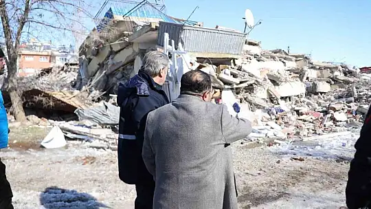 Palancıoğlu ve teknik ekibi Afşin'de