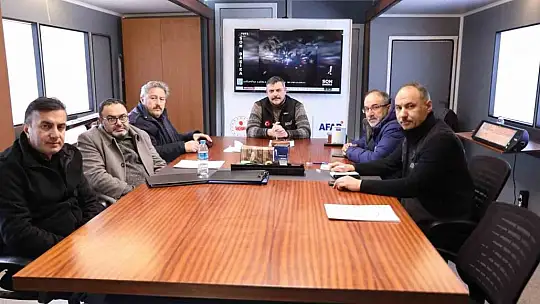 Palancıoğlu ve teknik ekibi Afşin'de