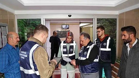 Başkan Yalçın'dan, hasar tespit çalışması