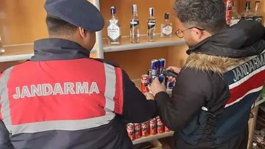 Belgesi olmadan alkol satışı yapan işletmelere operasyon