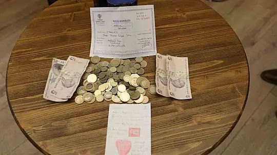 Biriktirdiği parasını depremzedelere gönderdi