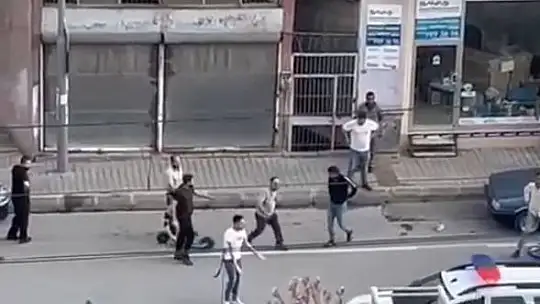 Boks maçı değil, trafik kazası sonrası kavga