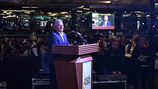 Büyükkılıç, OSB'nin 20. Mali Genel Kuruluna katıldı