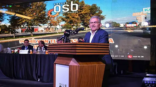 Büyükkılıç, OSB'nin 20. Mali Genel Kuruluna katıldı