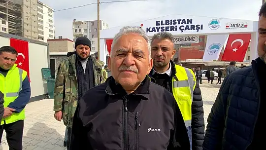 Büyükkılıç: 'Kayseri, canla başla Kahramanmaraşlı canlarımızın yanında'