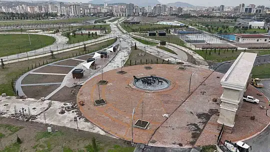 Türkiye'nin en büyük millet bahçesi hizmet için gün sayıyor