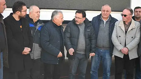 Büyükkılıç, Kahramanmaraş'ta Vali Çiçek ve İtfaiye Ekipleriyle Bir Araya Geldi