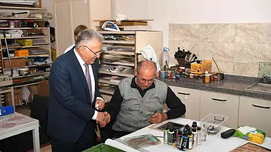 Büyükkılıç, KAYMEK Göz Nuru Tesisleri'nde kursiyerlerle buluştu