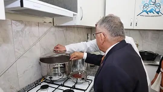 Büyükkılıç, Sarız'da Kadın Kooperatifi'ne ziyaret