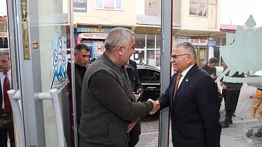 Büyükkılıç, Sarız'da Kadın Kooperatifi'ne ziyaret