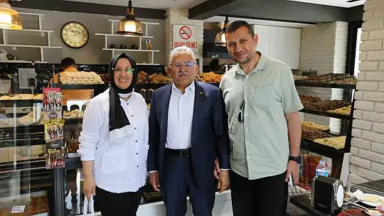 Büyükkılıç'tan esnaf ziyareti