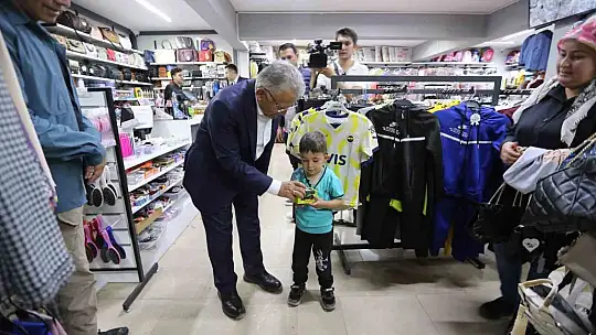 Büyükkılıç'tan esnaf ziyareti