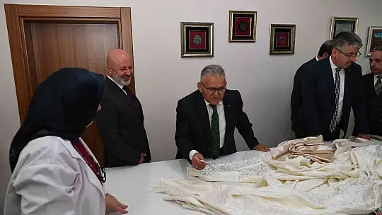 Büyükkılıç ve başkanlardan KAYMEK Göznuru'na ziyaret