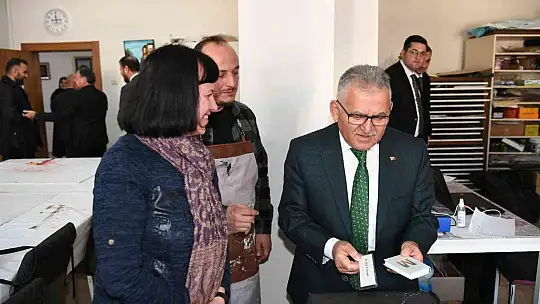 Büyükkılıç ve başkanlardan KAYMEK Göznuru'na ziyaret