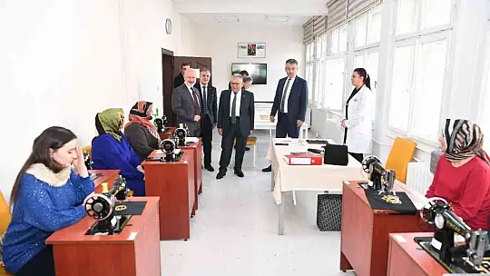 Büyükkılıç ve başkanlardan KAYMEK Göznuru'na ziyaret