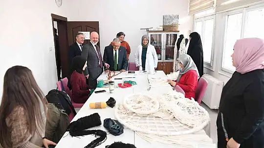 Büyükkılıç ve başkanlardan KAYMEK Göznuru'na ziyaret