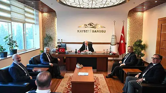 Büyükkılıç ve ilçe belediye başkanlarından yargı mensuplarına ziyaret