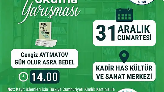 Büyükşehir'den kitap okuma yarışması