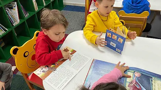 Erkilet Kütüphanesi'nde çocuklara etkinlik düzenlendi