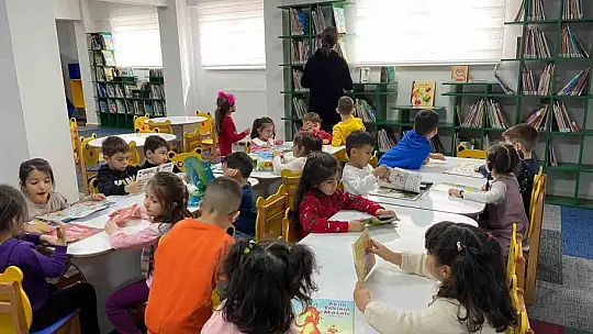 Erkilet Kütüphanesi'nde çocuklara etkinlik düzenlendi