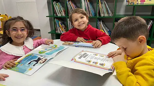 Erkilet Kütüphanesi'nde çocuklara etkinlik düzenlendi