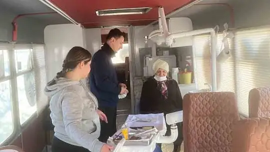 Gezici Ağız ve Diş Sağlığı Kliniği binlerce vatandaşa hizmet ediyor