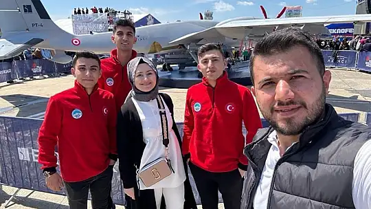 KAYMEK öğrencileri, TEKNOFEST heyecanını yaşadı