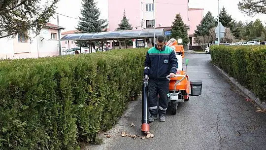 Büyükşehir'e yüzde yüz yerli elektrikli süpürge makinesi