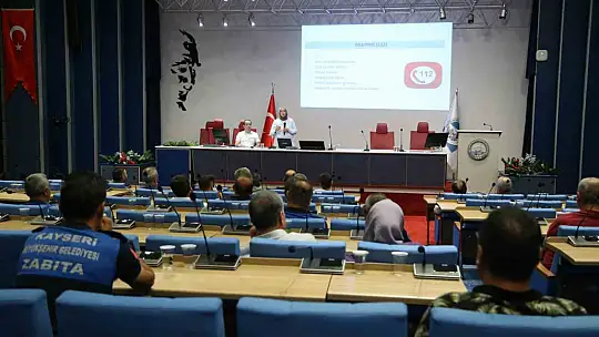 Büyükşehir personeline temel ilkyardım eğitimi