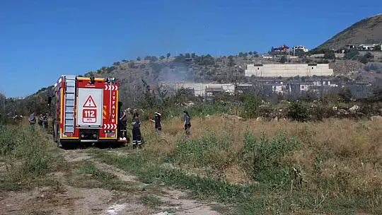 Melikgazi'de 40 dönüm alan yandı