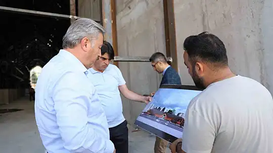 Palancıoğlu Türkiye'ye örnek olacak projeyi yerinde inceledi