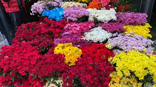 Çiçekçilerde 'Öğretmenler Günü' mesaisi