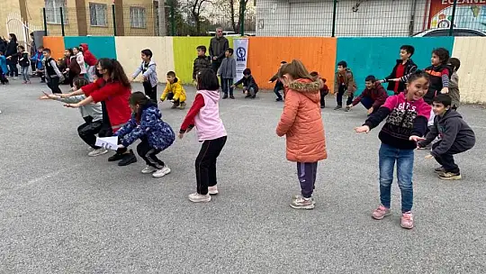 Çocuklar, doyasıya eğlendi