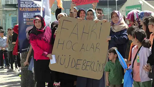 Cumhurbaşkanı Erdoğan Kayseri'de böyle karşılandı