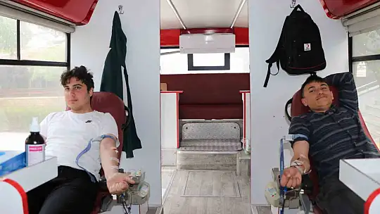 Depremzedelerden kan bağışına yoğun ilgi