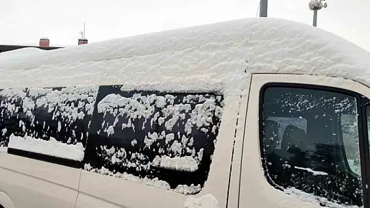 Develi beyaza büründü