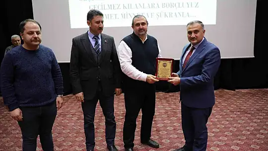 Develi'de 3 gün boyunca,konferansı verildi