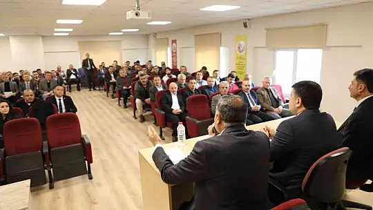 Develi'de Akademik Başarı ve Gelişim Projesi değerlendirme toplantısı yapıldı