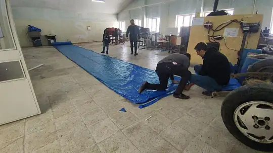 Deprem bölgesi için çadır üretimine başladılar