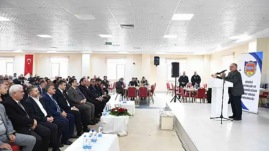 Develi'de plaka teslim töreni gerçekleştirildi