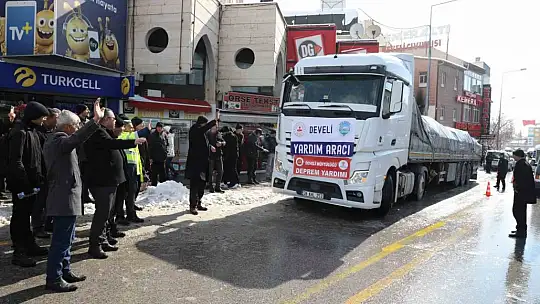 Depremzedeler için 4 yardım kafilesi daha yola çıktı