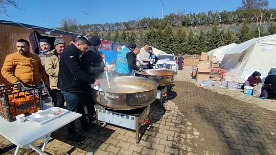 Develi'den Kahramanmaraş'ta aşevi desteği