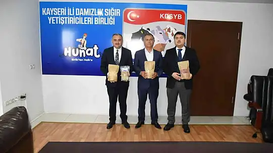Develi protokolünden KTB'ye ve Damızlık ve Sığır Yetiştiricileri Birliğine ziyaret
