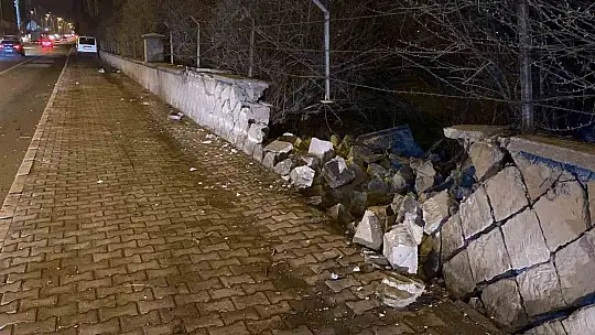 Direksiyon hakimiyetini kaybetti, duvara çarptı