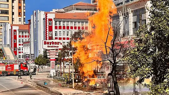 Doğal gaz boru hattında patlama: 1 Yaralı