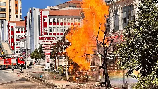 Doğal gaz boru hattında patlama: 1 Yaralı