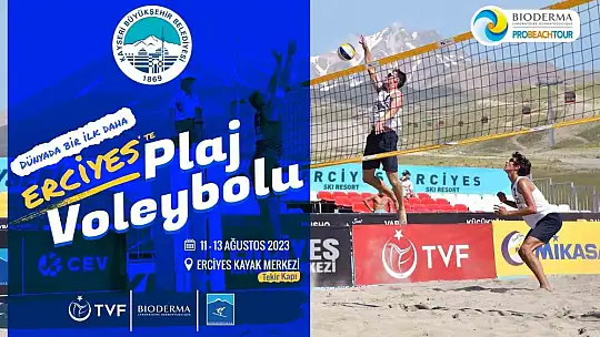 Dünyada ilk kez bir dağda plaj voleybolu oynanacak